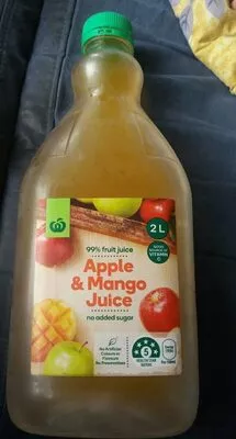 Apple & mango juice Woolworths , code 9339687027330