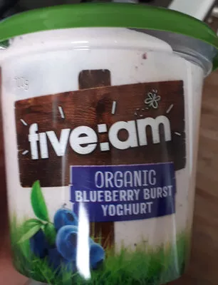 Organic Blueberry Burst Yogurt five:am 700g, code 9343787001503