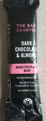 Dark chocolate and almonds protein bar The Bar Counter 40 g, code 9347808000346