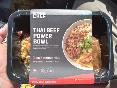 Thai Beef Power Bowl My Muscle Chef , code 9353333000263