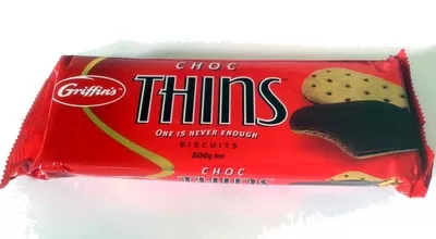 Choc Thins Griffin's 200 g, code 9400553011477