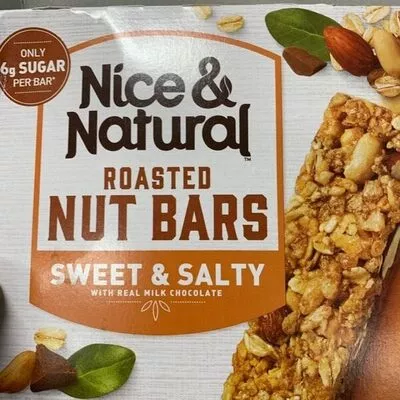 Sweet and Salty Roasted Nut Bars Nice and natural , code 9400563454103