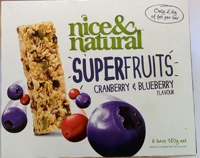 Superfruits - Cranberry & Blueberry Nice & Natural 180 g, code 9400563741784