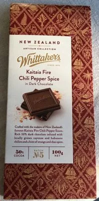 Chocolat noir Whittakers 100 g, code 9403142004683