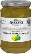 Barkers Nz Marmalade Lemon & Lime  , code 9414732200989