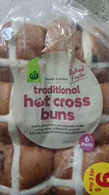 Woolworth hot cross buns  , code 9414742983681