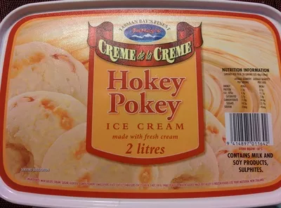 Creme de la Creme Hokey Pokey Ice Cream Talley's 2 l, code 9414897011642