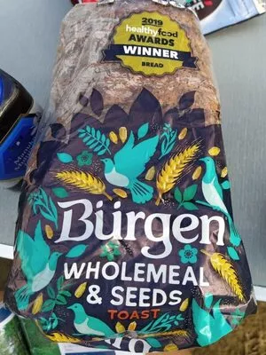 Toast bread Wholemeal & Seeds Burgen 700g, code 9415142001715