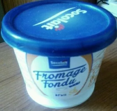 Fromage fondu à l'ail Socolait , code 9501100434388