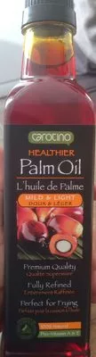 Healtier palm oil (L'huile de palme) Carotino 500 ml, code 9557129019006