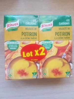 Velouté de potiron à la crème fraîche  , code 9579593395271