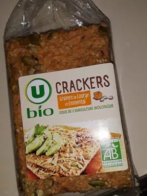 Crackers graines de courge et emmental bio  , code 95953953