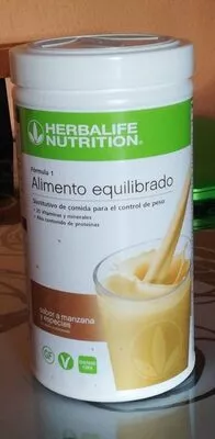 Formula 1 alimento equilibrado manzana y especias Herbalife 550 gr, code 9788477204053