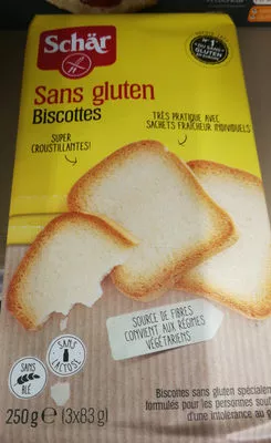 biscottes sans gluten Schär 250, code 98152056