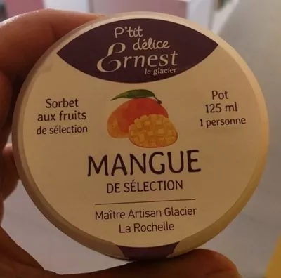 Sorbet mangue Ernest Le Glacier , code 9900000002237